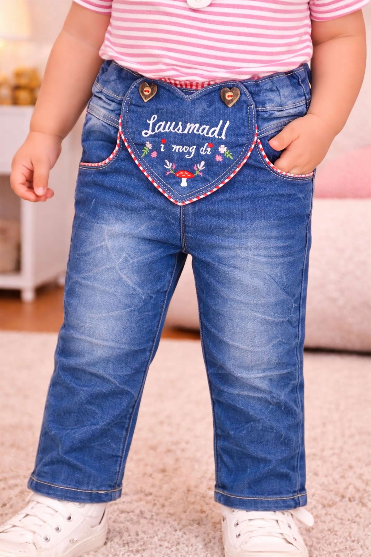 trachtenland-bondi-lausmadl-baby-m-dchen-jeans-86684-blue-denim image 3