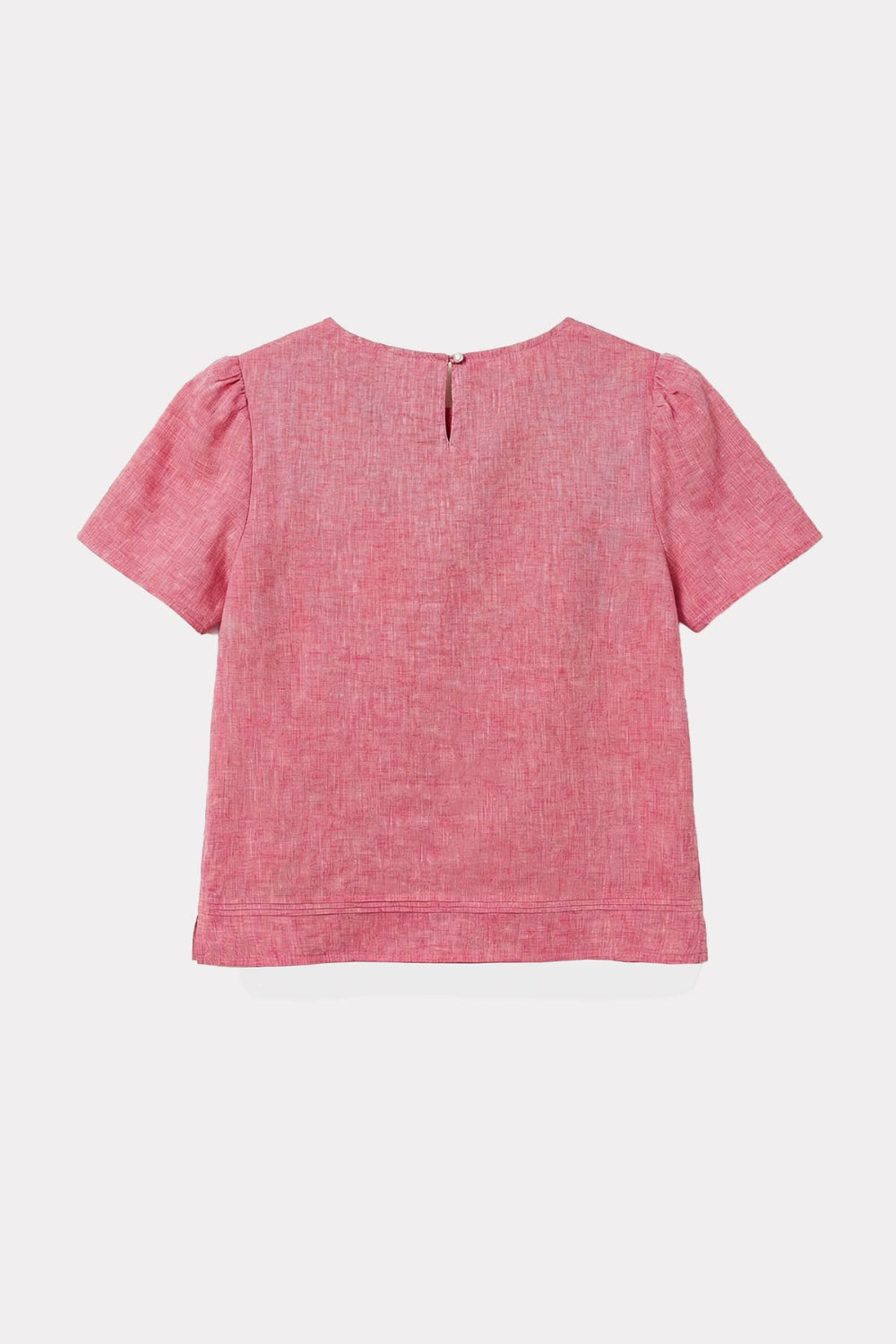 felicitas-bena-damen-bluse-kurzarm-aus-leinen-baumwolle image 2