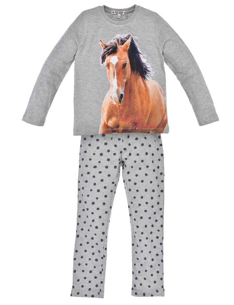 bondi-m-dchen-pyjama-only-love-36220-grey-melange image 1