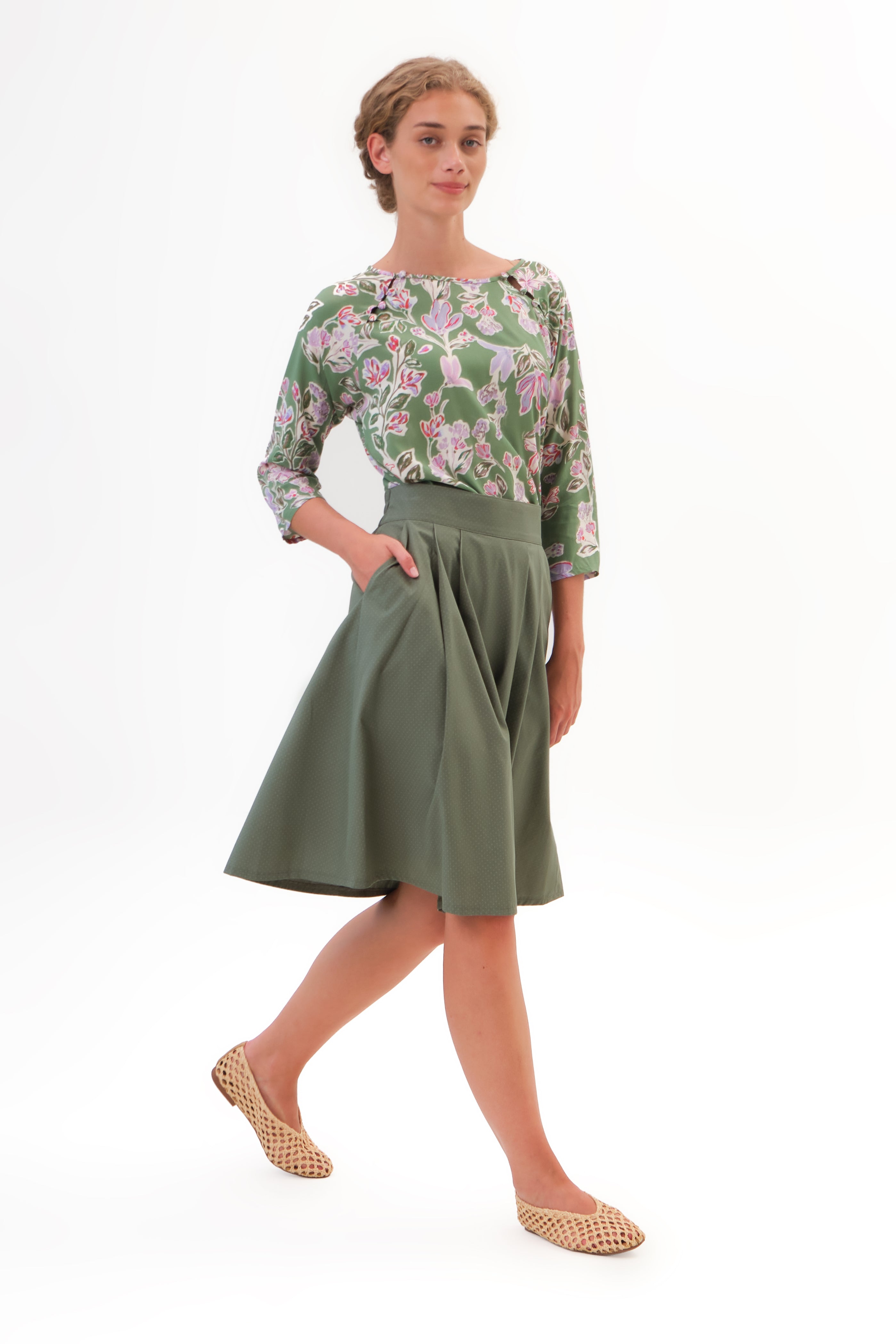 felicitas-trachtenrock-rosa-damen-baumwollrock-64er-l-nge image 1