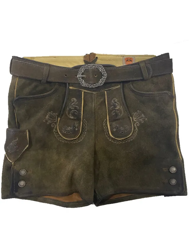 maddox-kurze-m-dchen-lederhose-fichtelsee-mit-g-rtel-ziller-antik image 1
