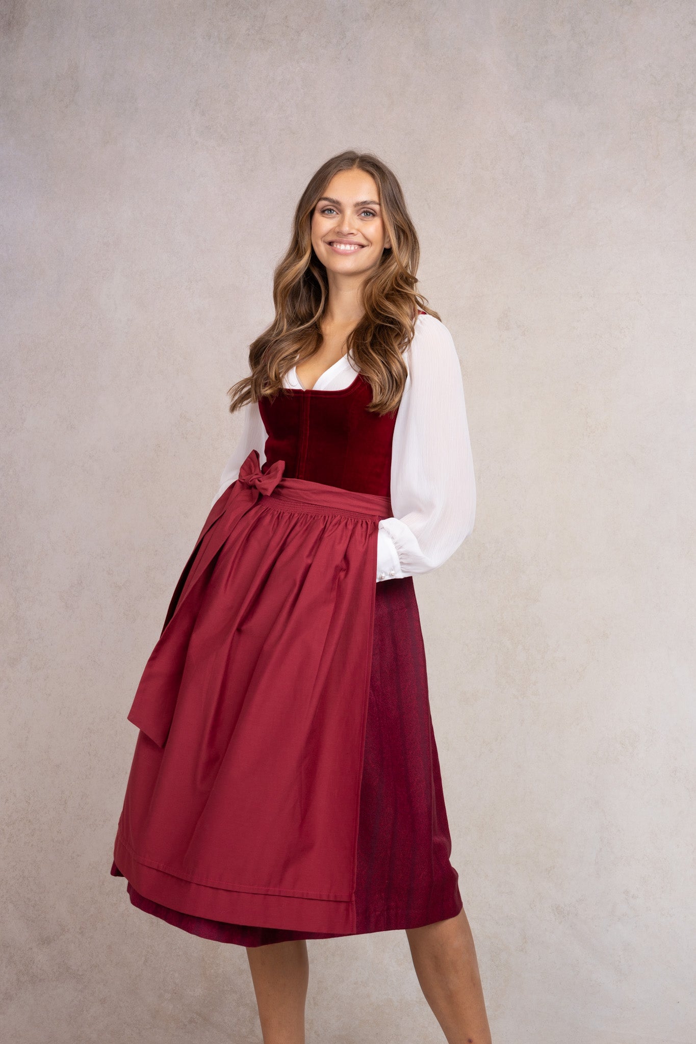 heimatgl-ck-dirndlbluse-anna-damen-chiffon-bluse-langarm image 5