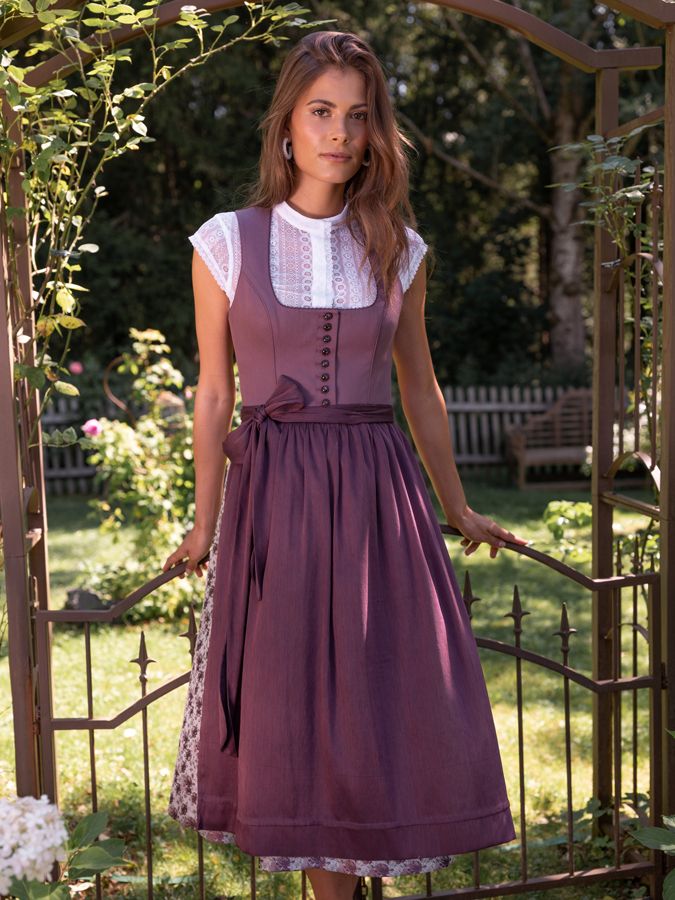 heimatgl-ck-bluse-karla-damen-dirndlbluse-hochgeschlossen-spitze-kurzarm image 4