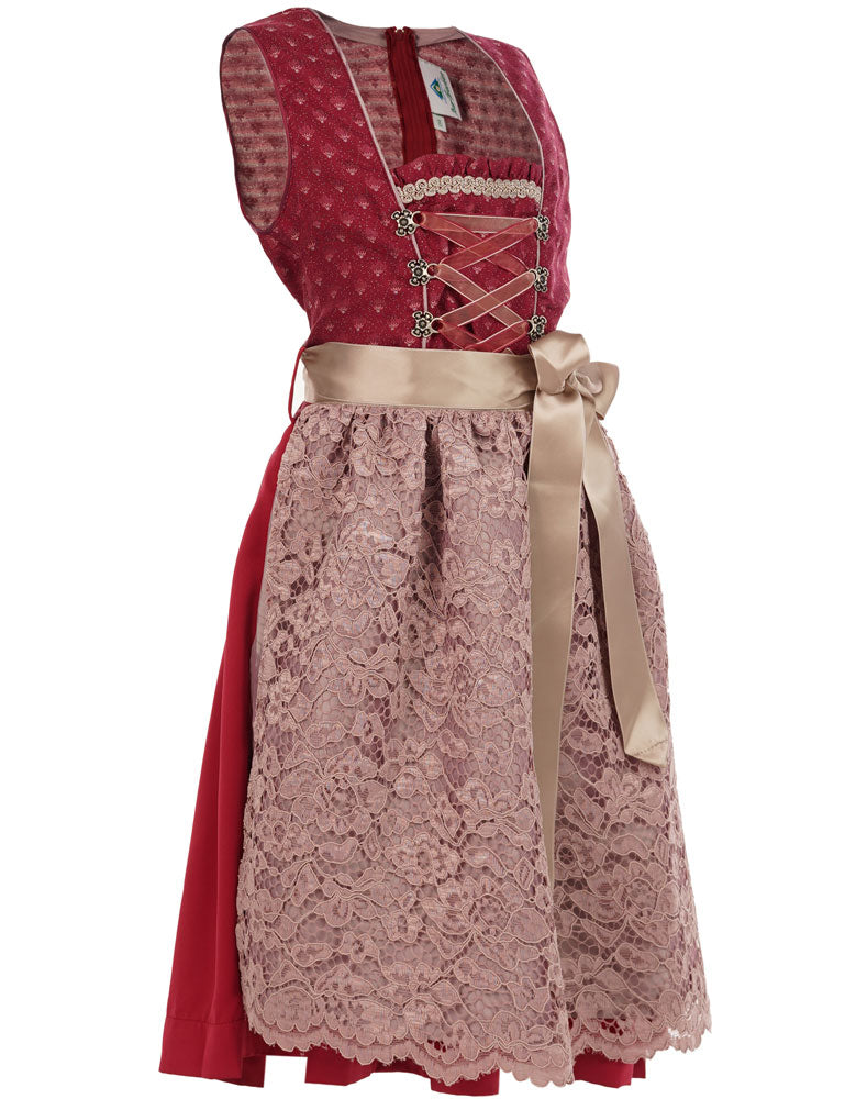 trachtenland-isar-trachten-jugend-dirndl-vanessa-64641-bordeaux-altrosa image 2