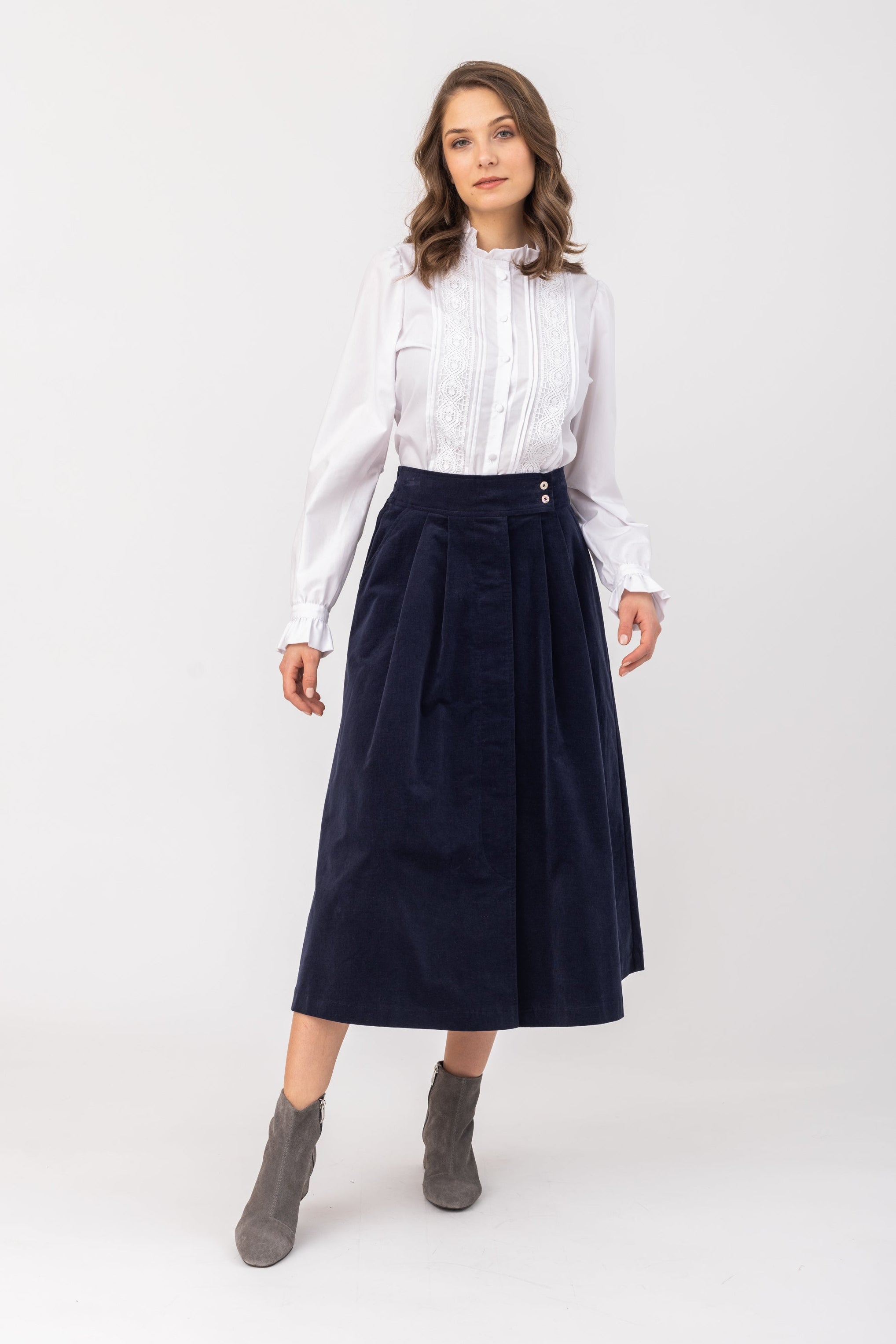 felicitas-damen-cordrock-rada-baumwoll-cord image 1