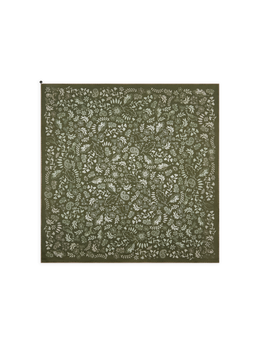 heimatgl-ck-trachtentuch-seide-floral-oliv-53x53-cm image 2
