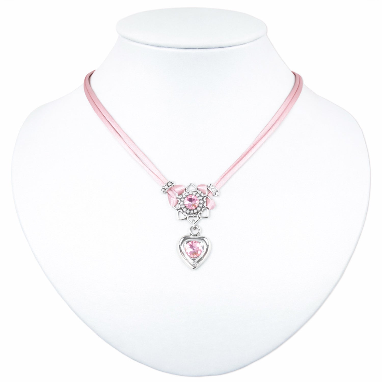 luisia-halskette-chiara-herzbl-te-mit-swarovski-kristallen-rosa image 3