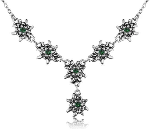 luisia-edelwei-collier-emilia-mit-premium-kristallen-emerald-smaragdgr-n image 1