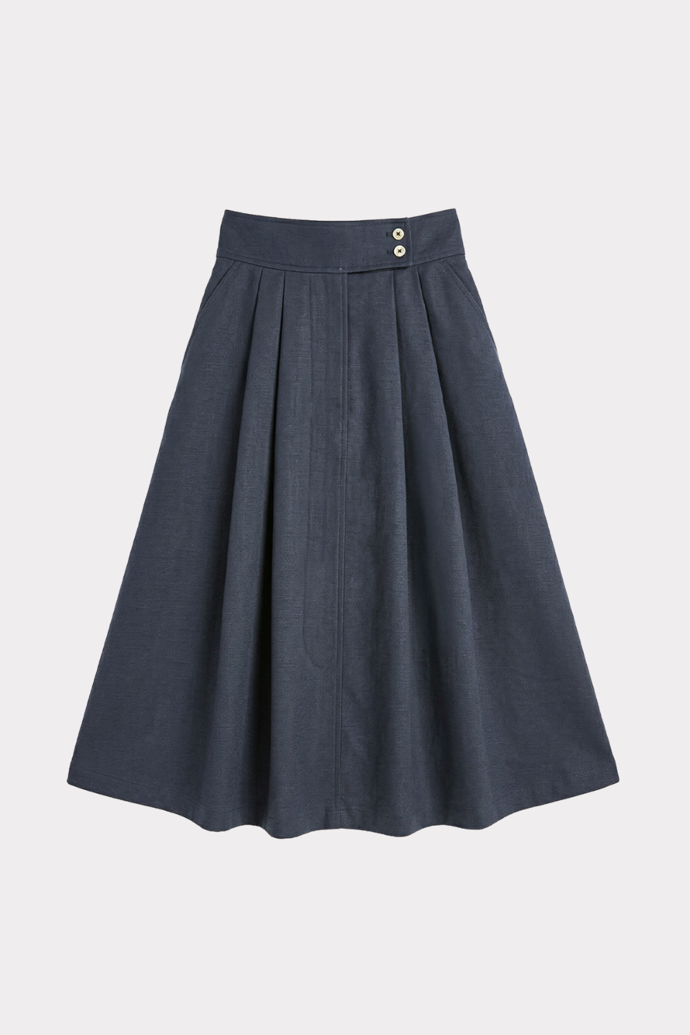 felicitas-rada-damen-rock-baumwoll-stretch-mit-falten image 1