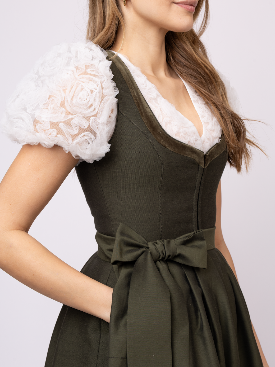 heimatgl-ck-dirndl-josephine-oliv-leinendirndl-damen image 6