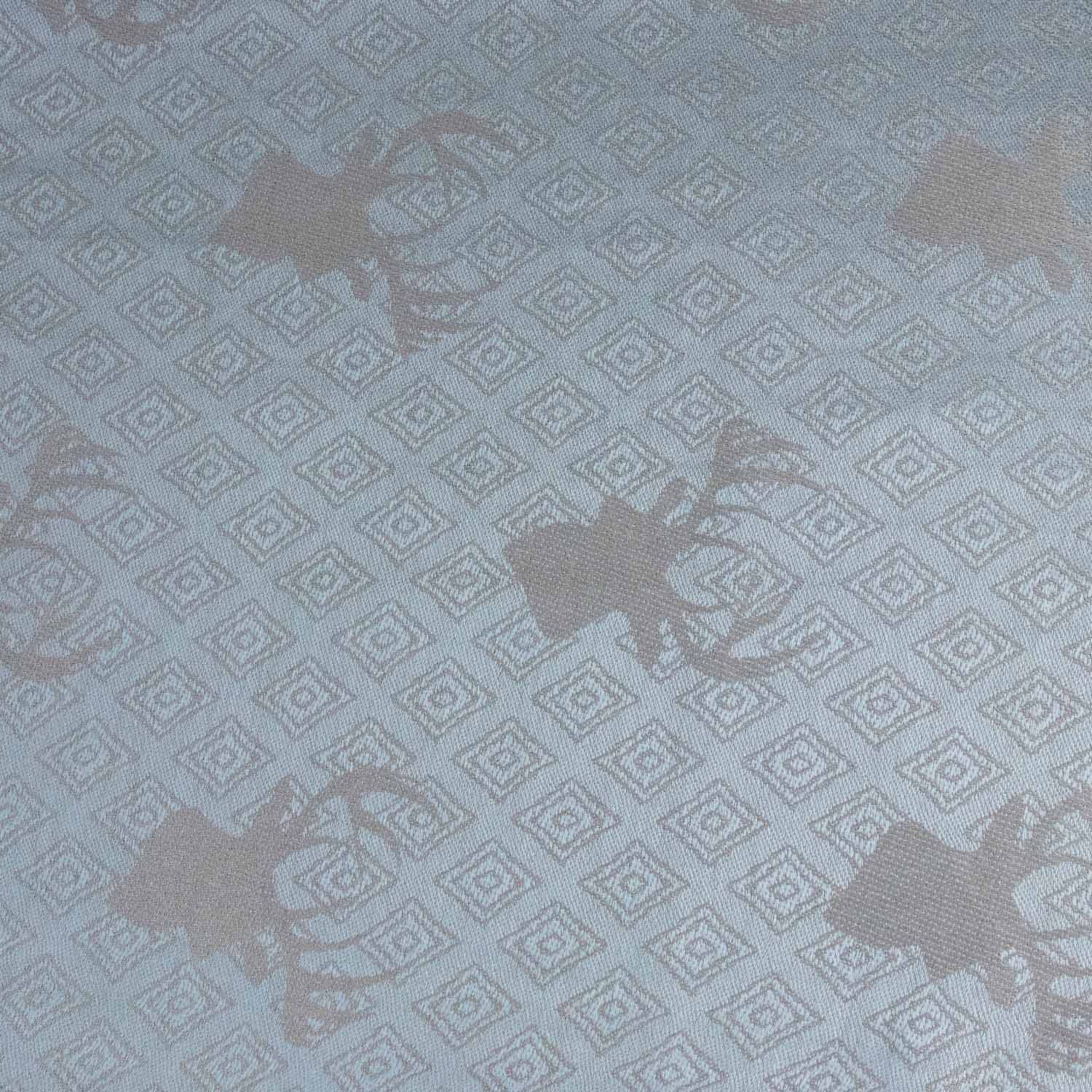 halstuch-schal-mit-hirschkopf-motiv-185-x-70-cm-hellblau-silber image 3