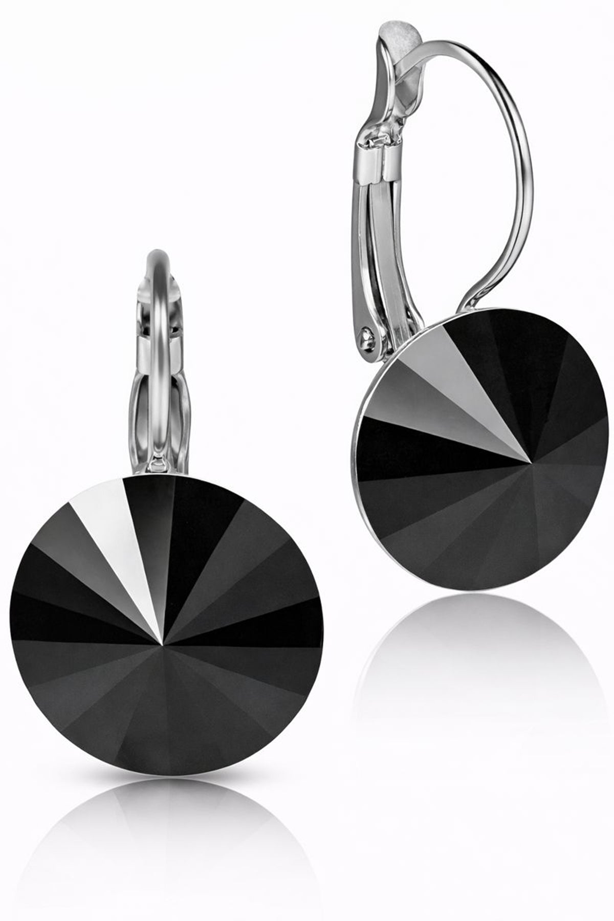trachtenland-luisia-ohrringe-rivoli-mit-swarovski-kristall-14-mm-jet image 2