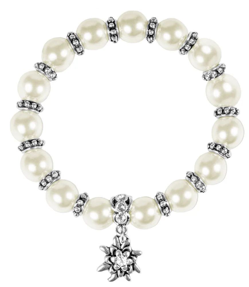 luisia-perlenarmband-sinja-mit-edelwei-anh-nger image 1