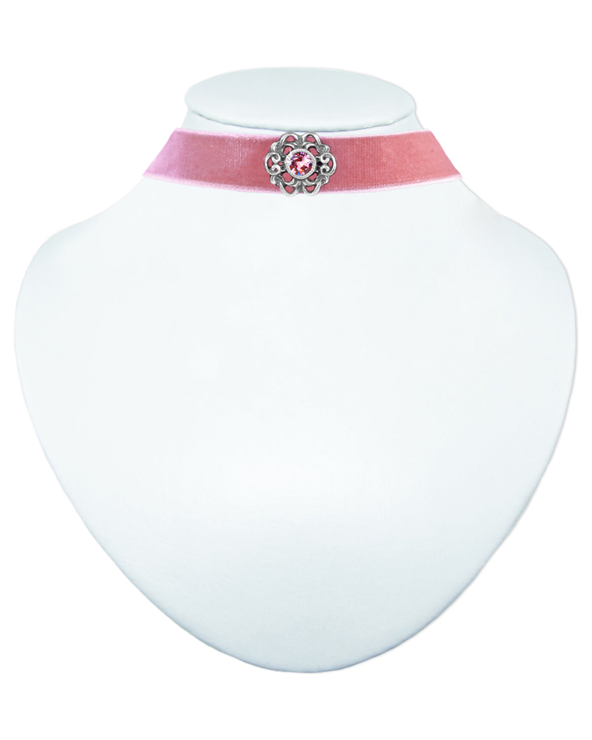 trachtenland-luisia-samt-kropfband-annina-mit-ornament-und-premium-kristall-altr image 2