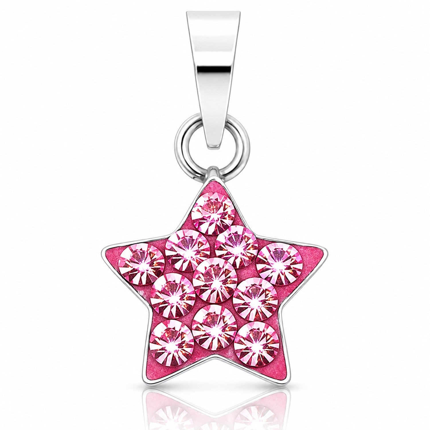 luisia-kettenanh-nger-stern-mit-swarovski-kristallen-rosa-925-silber image 1