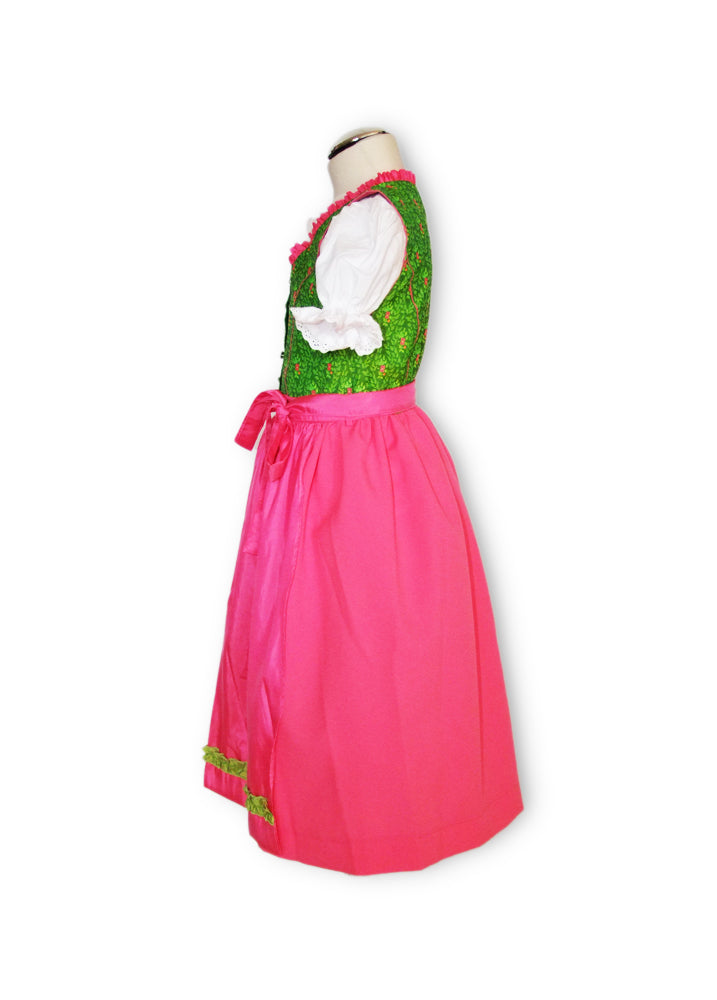trachtenland-isar-trachten-kinder-dirndl-mandy-3-tlg-pink-gr-n image 2
