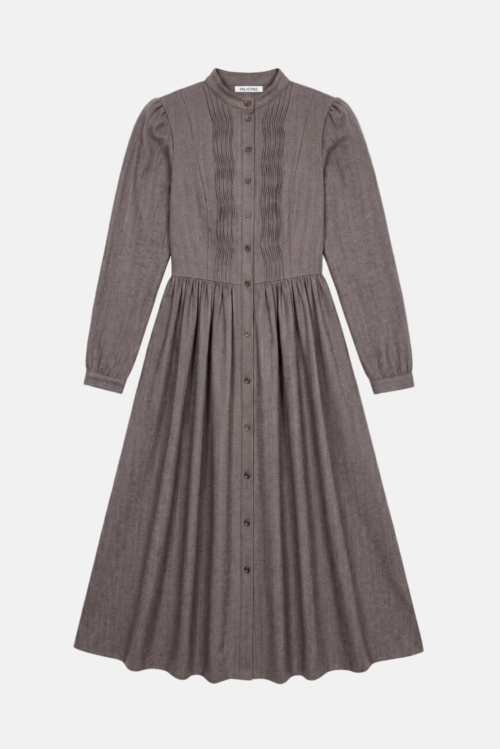 felicitas-kalmira-damen-kleid-aus-baumwoll-flanell-mit-stehkragen image 1
