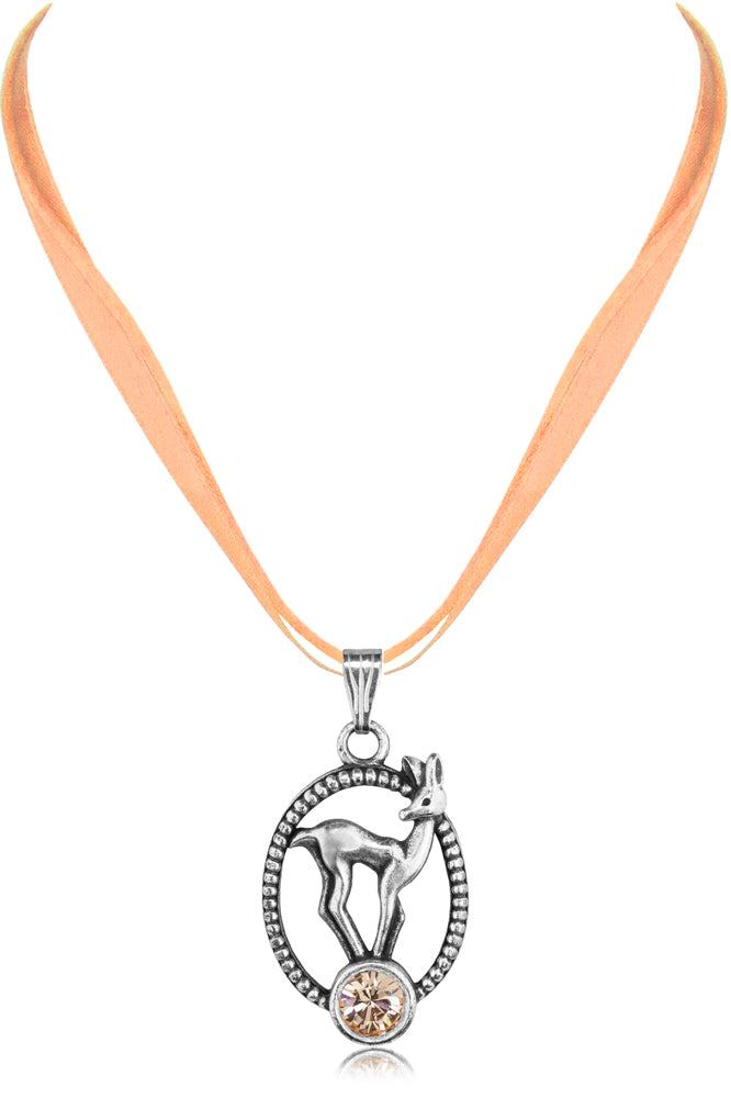 trachtenland-luisia-halskette-valentina-reh-apricot-trachtenschmuck image 2