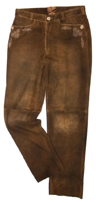 trachten-benkert-roger-lederhose-used-braun image 1