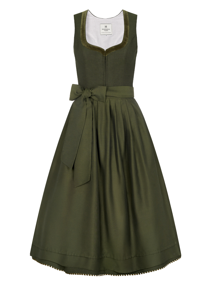 heimatgl-ck-dirndl-josephine-oliv-leinendirndl-damen image 1