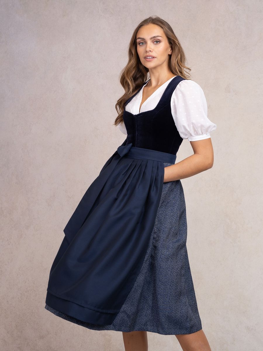 heimatgl-ck-dirndl-fiona-nachtblau-samtdirndl image 2