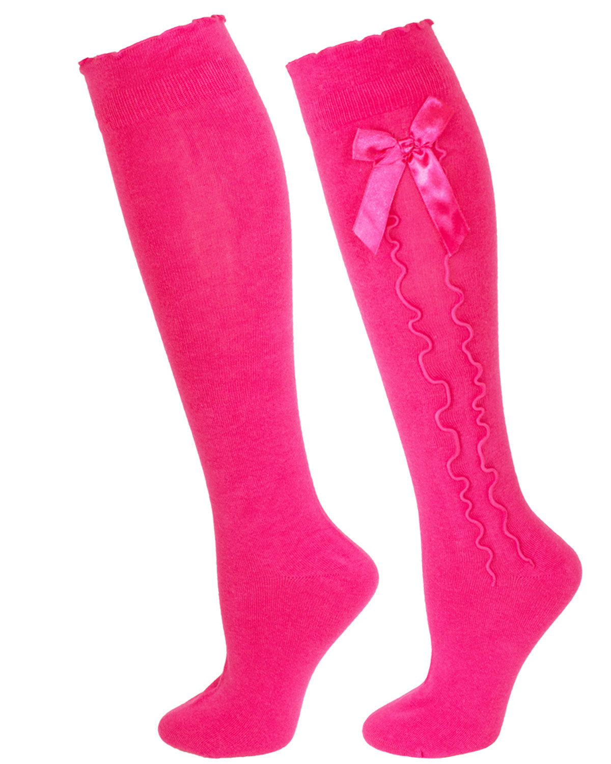 trachtenland-trachten-kniestr-mpfe-mit-schleife-f-r-damen-kniestr-mpfe-pink image 1