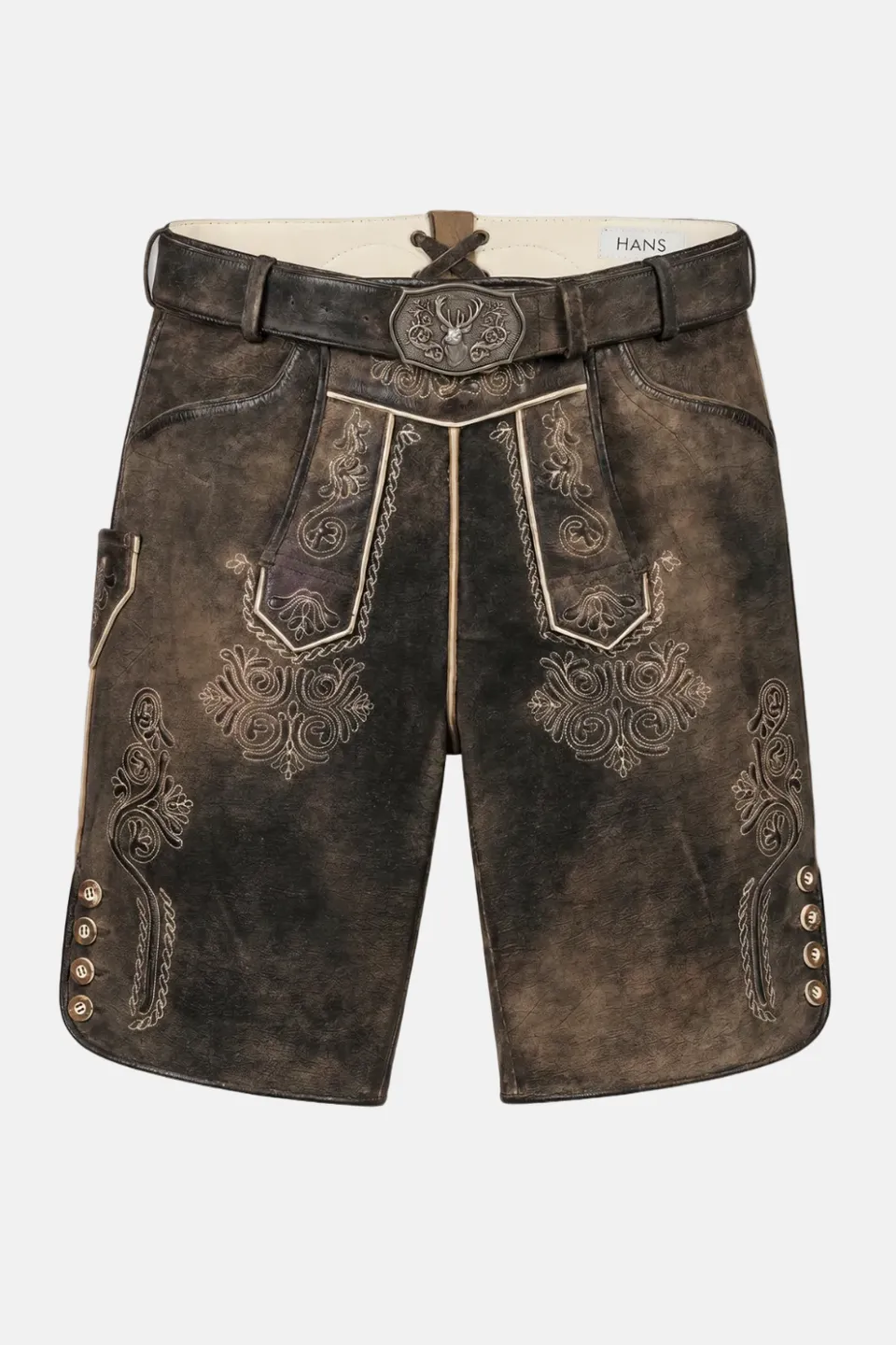 felicitas-herren-lederhose-ostsee-kurze-trachtenlederhose image 1