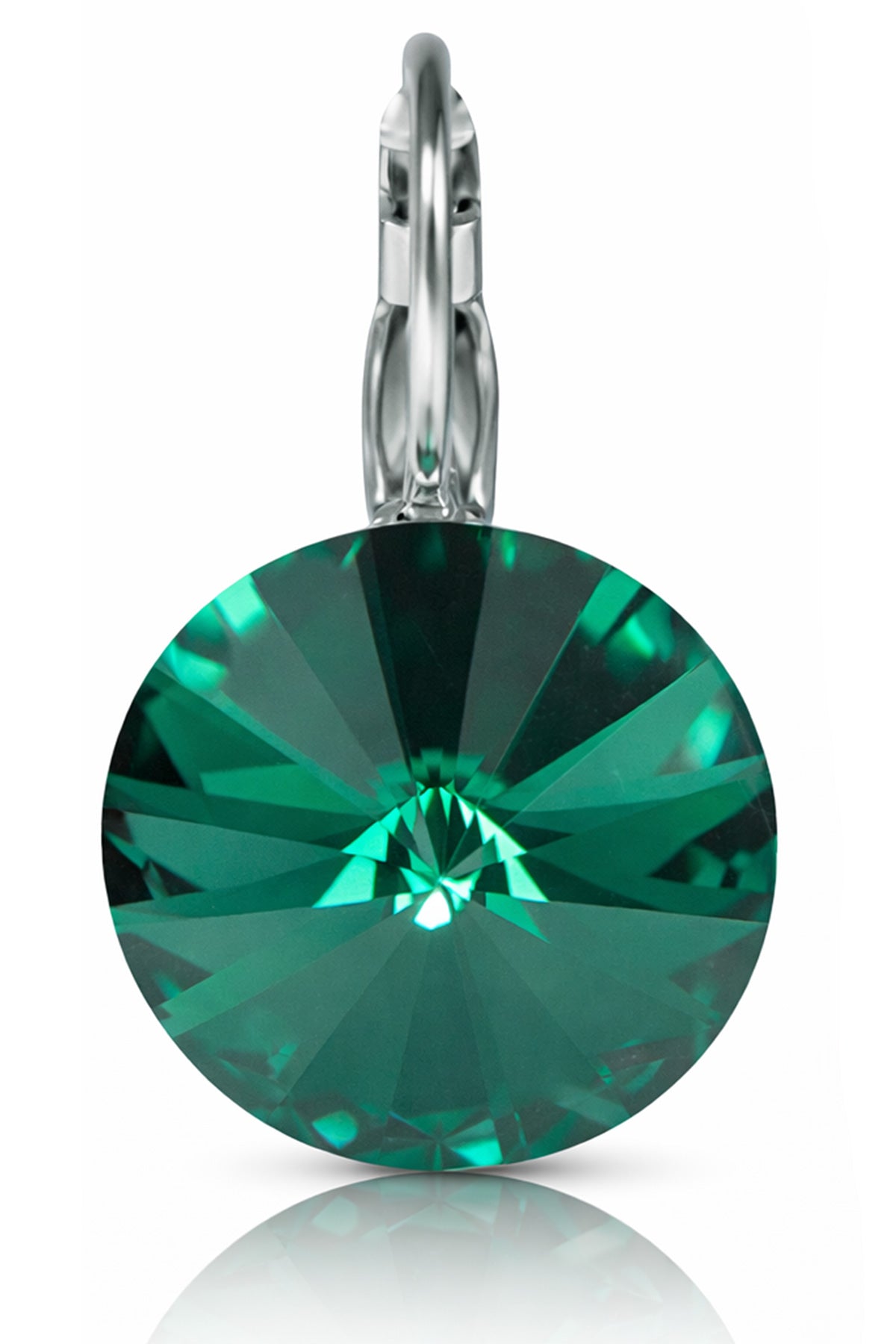 trachtenland-luisia-ohrringe-rivoli-12-mm-mit-swarovski-kristallen-emerald image 4