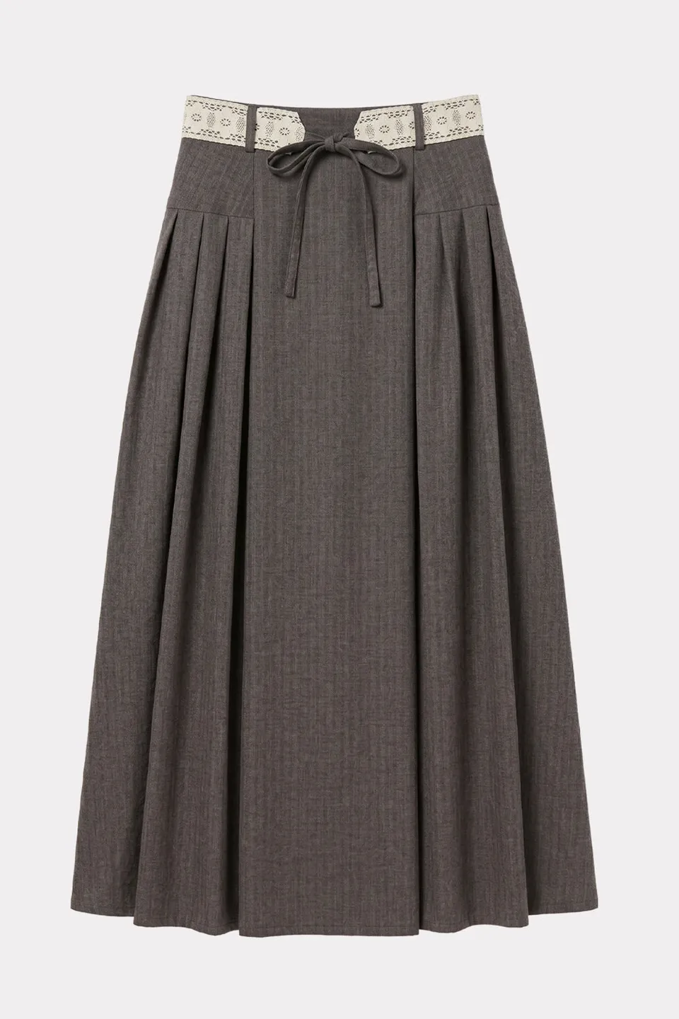 felicitas-damen-rock-riona-84-cm-aus-baumwoll-flanell-fischgrat image 1