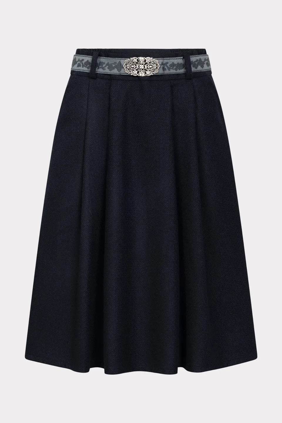felicitas-damen-wollrock-rosa-7-8-l-nge-baumwollflanell-ausgestellt image 1