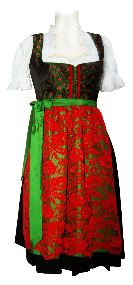 trachten-benkert-hilde-dirndl-schwarz-rot-gr-n image 1