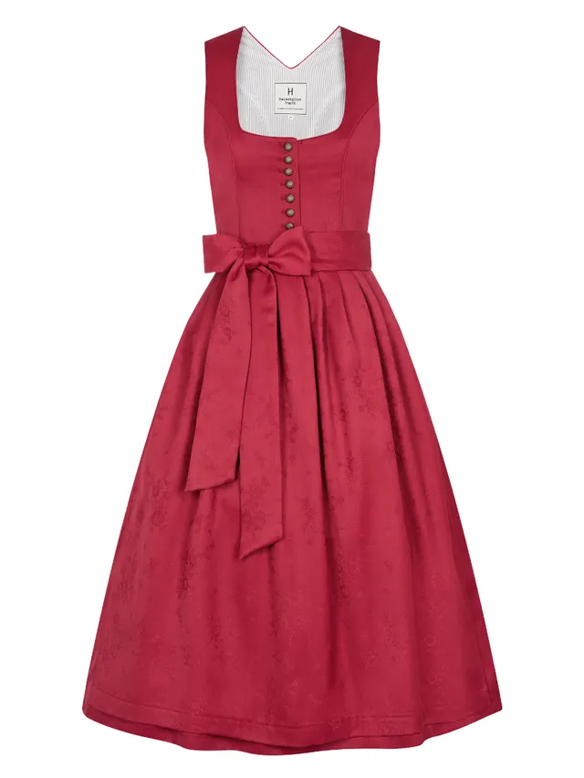 heimatgl-ck-dirndl-lucy-rot-mit-sch-rze image 1