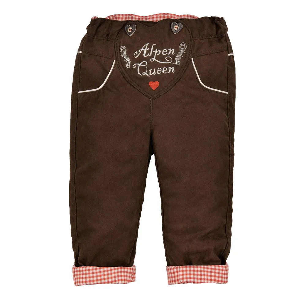 bondi-baby-m-dchen-kunstlederhose-alpen-queen-86683-braun image 1