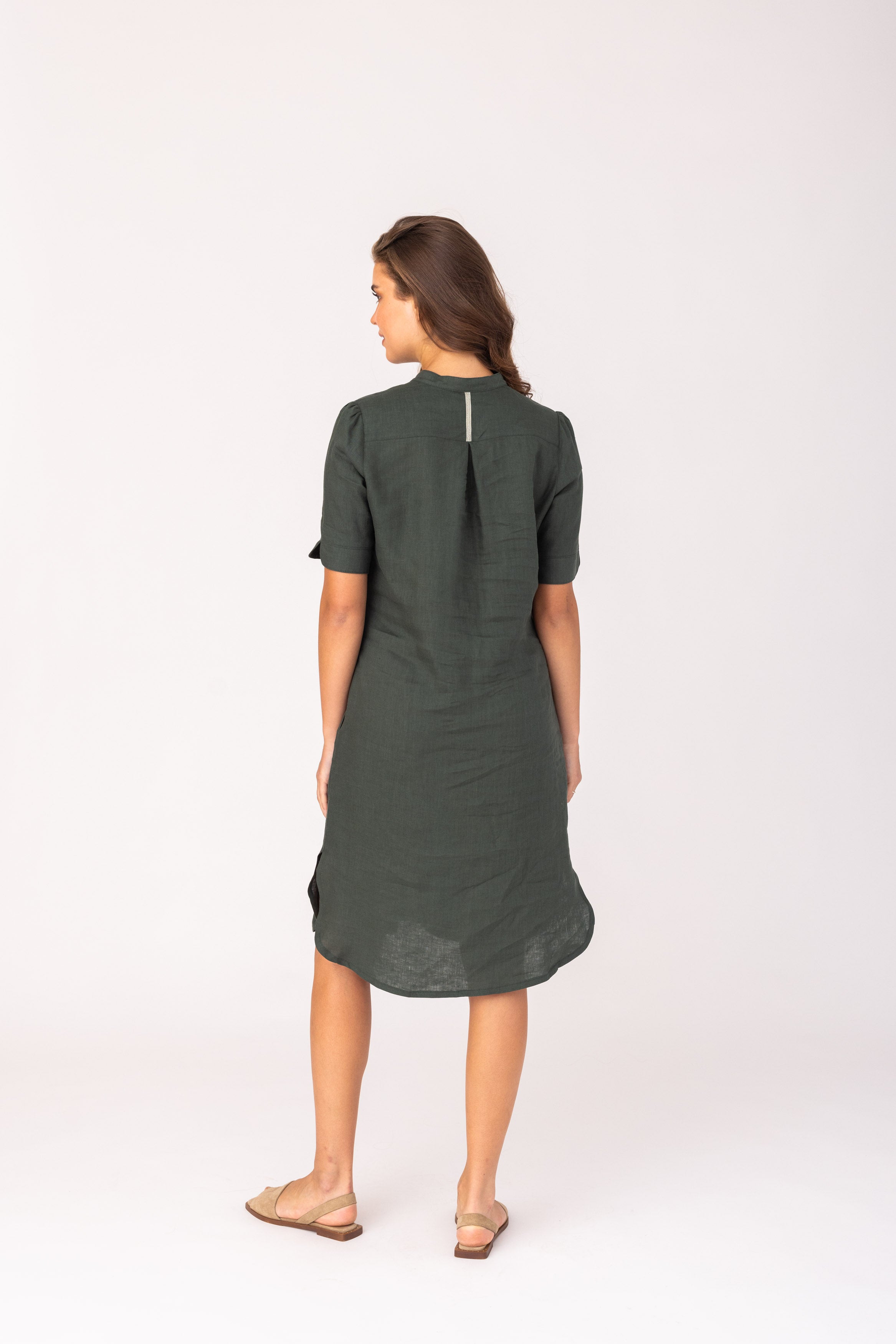 felicitas-kleo-damen-blusenkleid-aus-leinen image 3