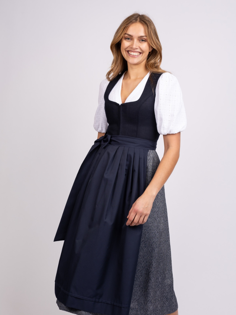 heimatgl-ck-helena-dirndl-marine-leinenmieder image 2
