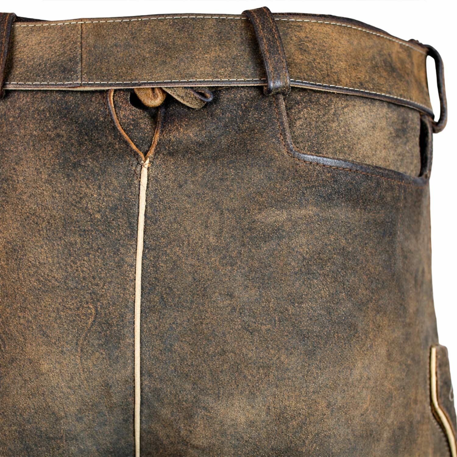 trachtenland-maddox-kurze-herren-lederhose-hopfensee-mit-g-rtel-antik-bernstein image 8