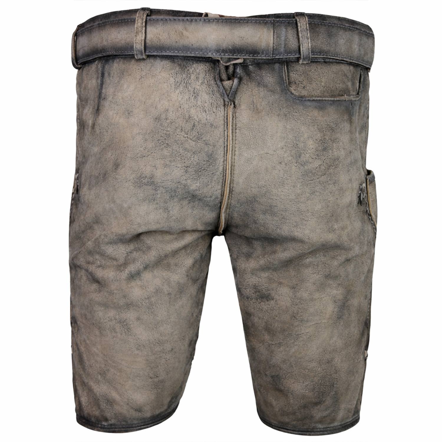 trachtenland-maddox-kurze-herren-lederhose-zugersee-mit-g-rtel-antik-r-zement image 4