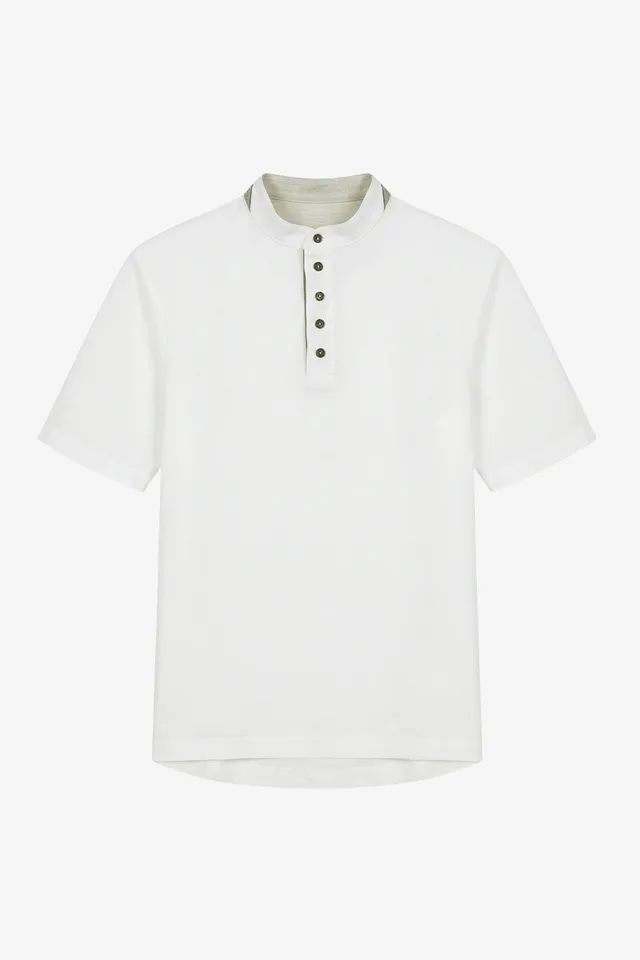felicitas-herren-shirt-paul-kurzarm-polo-aus-leinen-viskose-baumwolle image 1