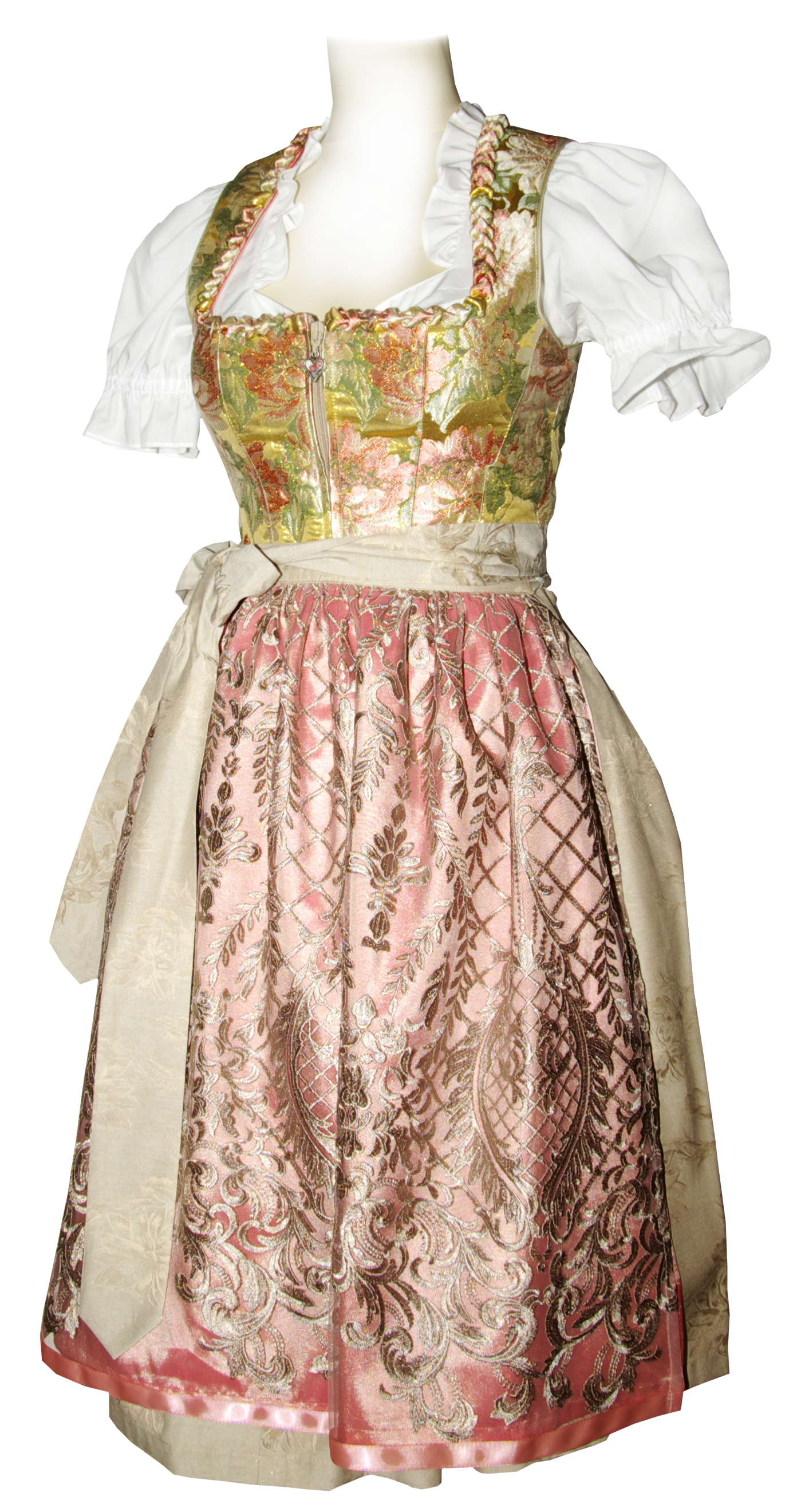 trachten-benkert-fresi-dirndl-rosa-beige image 1