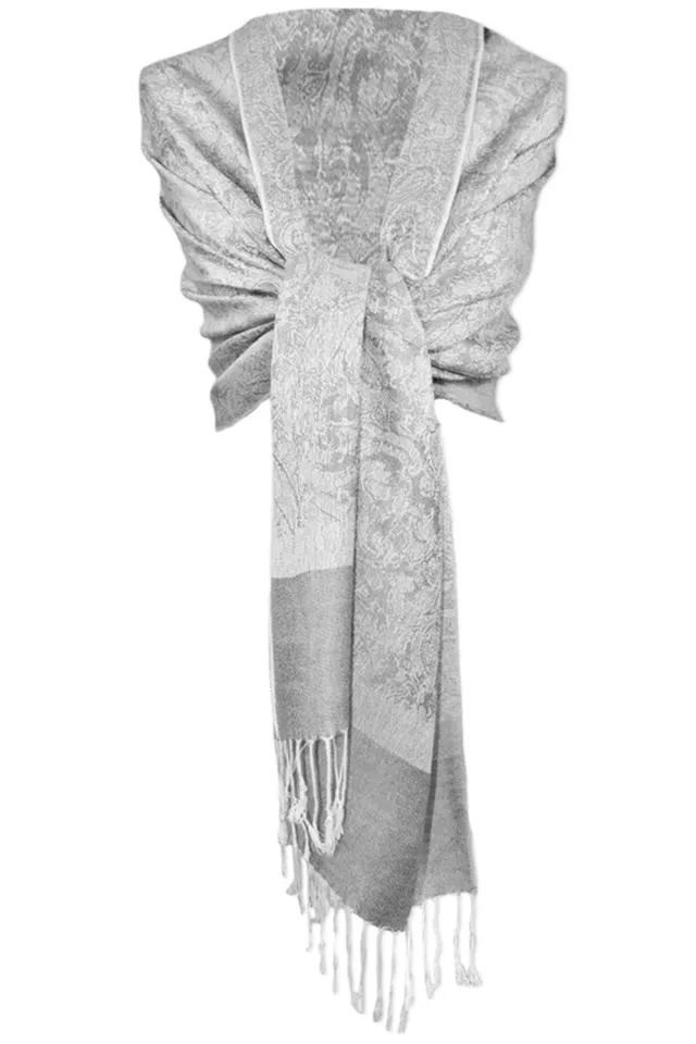 trachtenland-halstuch-aus-viscose-stola-185-x-70-cm-silbergrau image 1