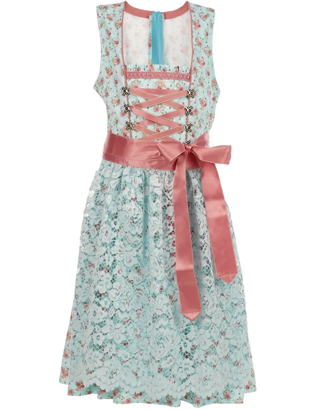 trachtenland-isar-trachten-jugend-dirndl-sandra-mit-spitzensch-rze-hellblau-rosa image 1