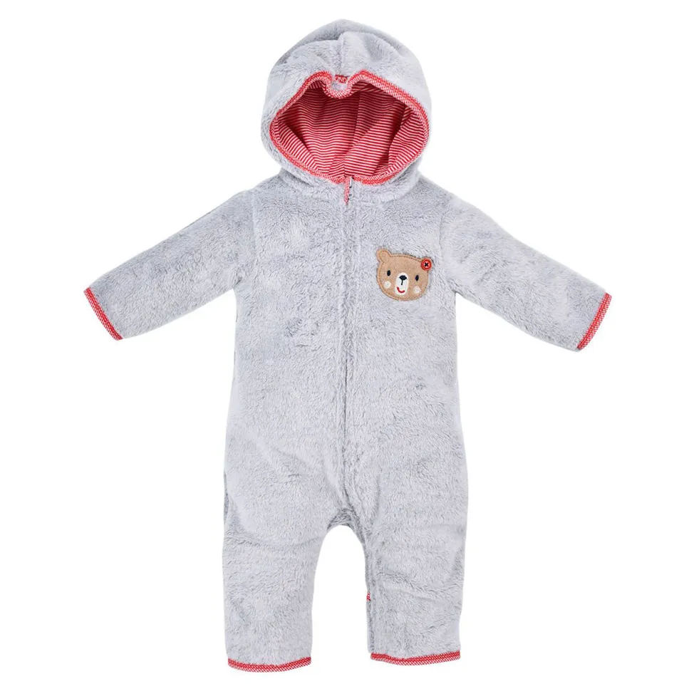bondi-baby-puscheloverall-teddy-93766-grey-melange-grau image 1