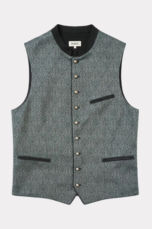felicitas-wolfi-herren-weste-jacquard-stehkragen image 1