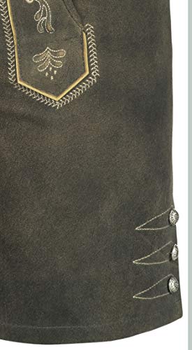 n-bler-lederhose-kurz-gerda-glitzer-steingrau-ziegenleder image 7