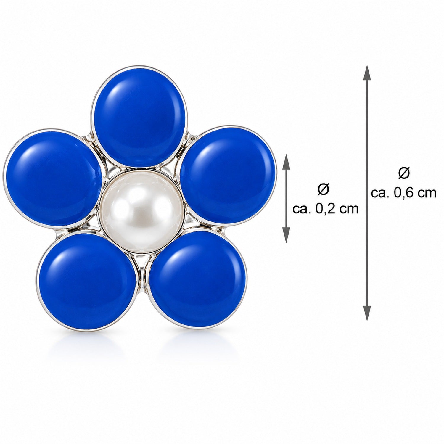 trachtenland-luisia-ohrstecker-blume-925-sterling-silber-blau image 3
