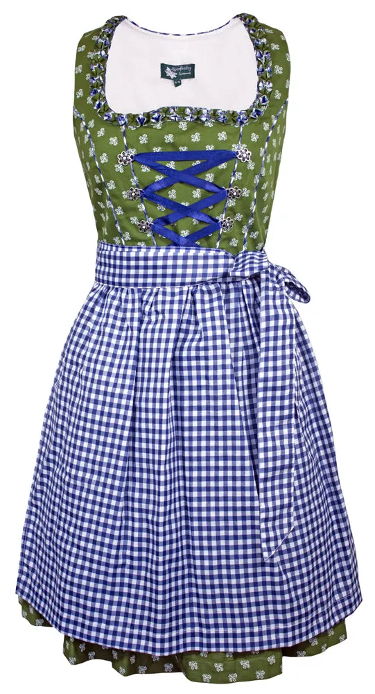 maddox-dirndl-achensee-traditionell-olive-kobalt-55-cm-mit-sch-rze image 1