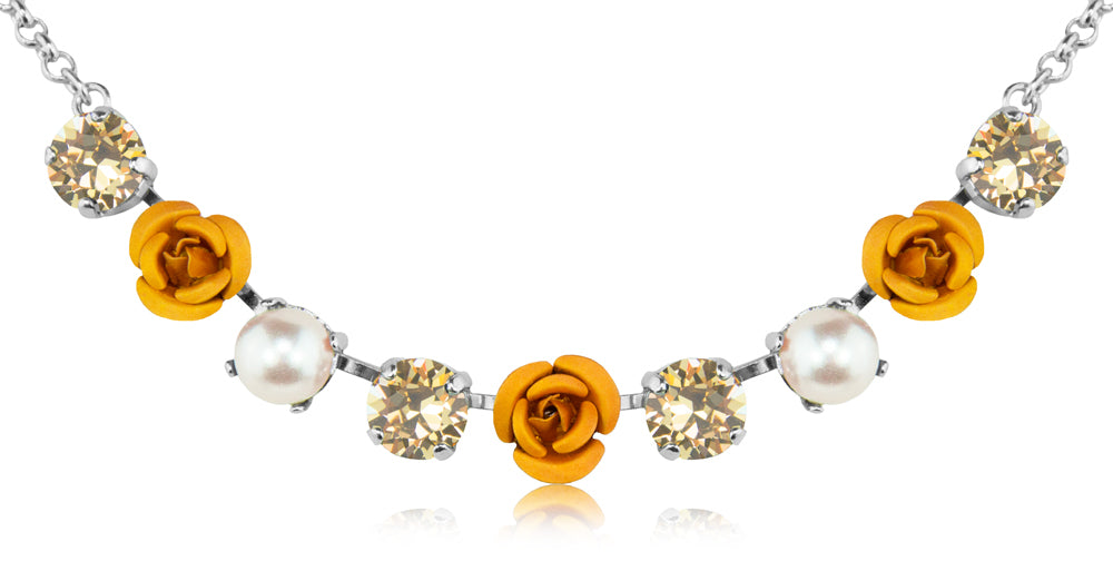 trachtenland-luisia-collier-lenja-mit-rosen-und-premium-kristallen-braun image 1