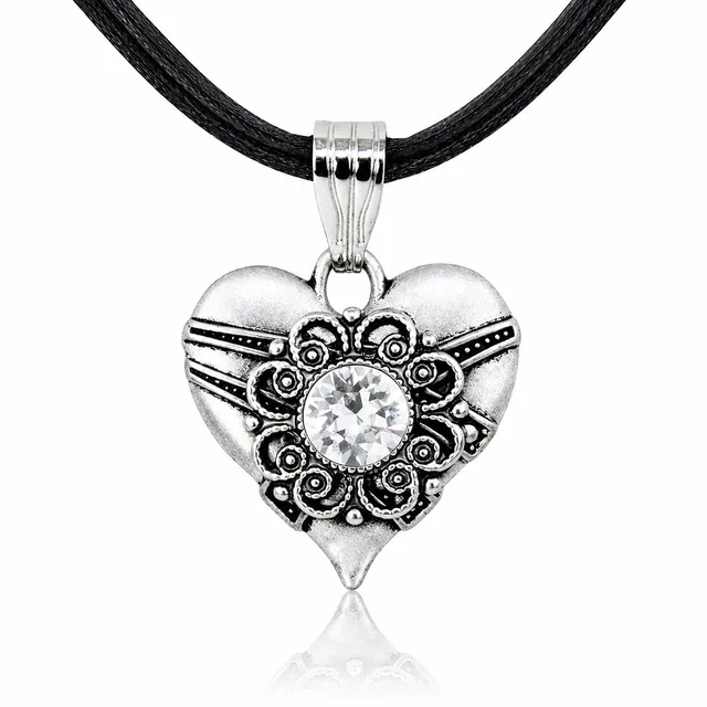 luisia-halskette-paula-mit-kristallen-von-swarovski-schwarz image 1