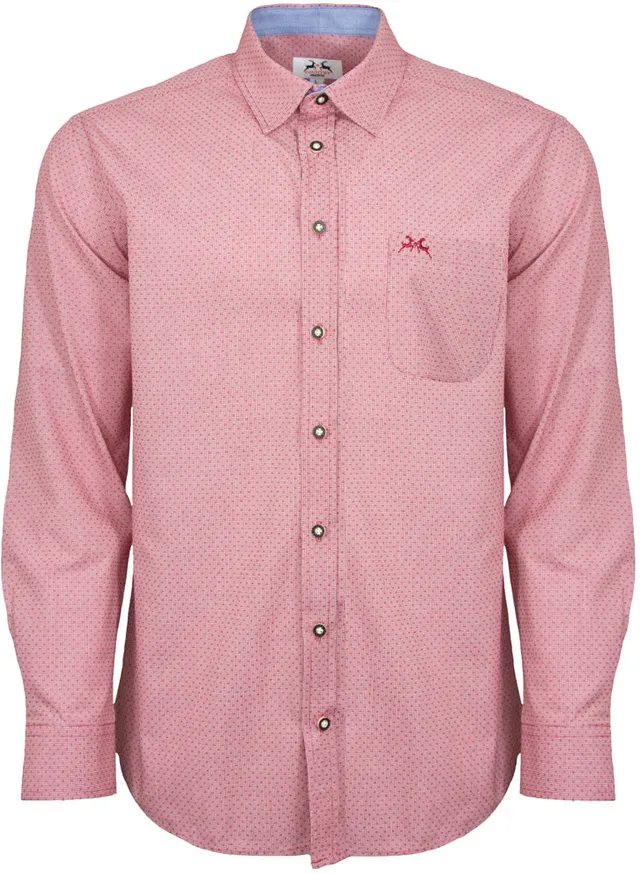 maddox-trachtenhemd-milo-slimfit-kentkragen-rot-40 image 1