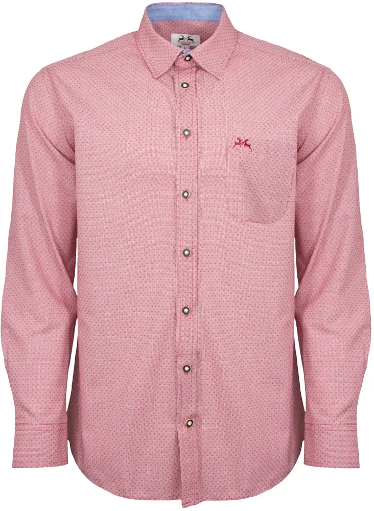 maddox-trachtenhemd-milo-slimfit-kentkragen-rot-40 image 1